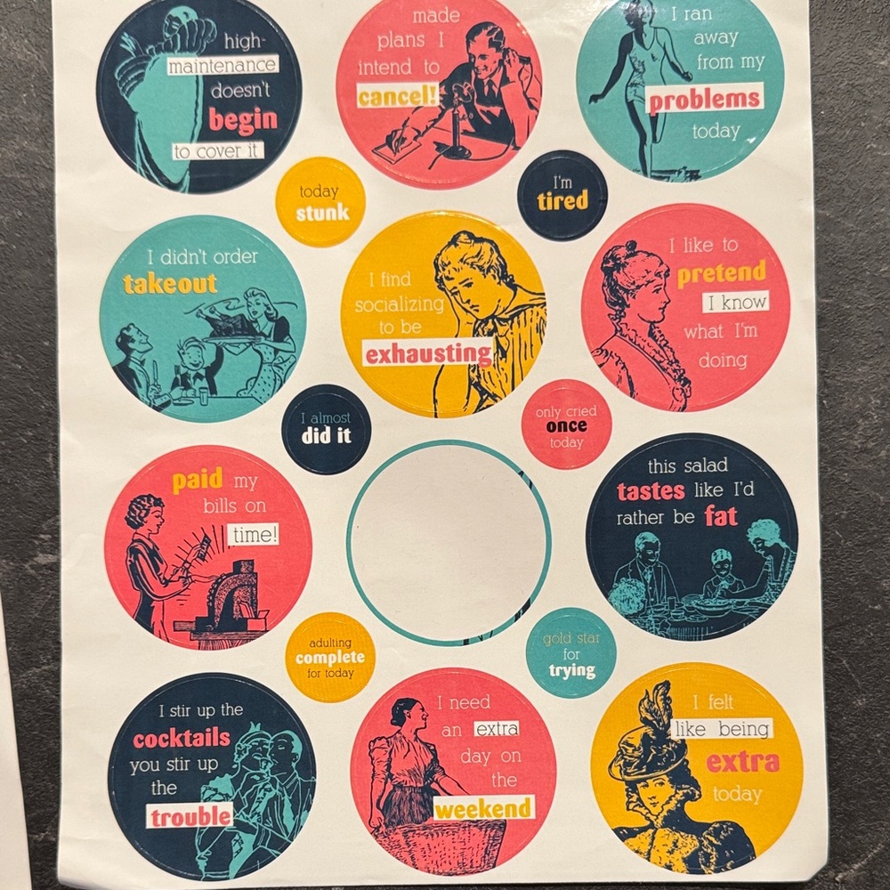 Adult Humor Sticker Set - Picture 3 of 3
